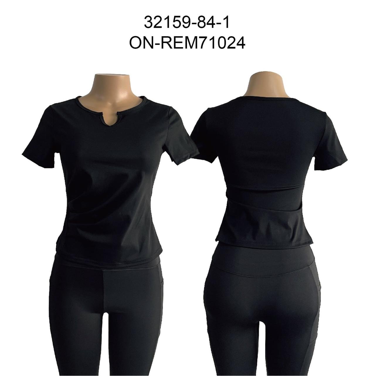 REMERA DEPORTIVA MANGA CORTANEGRO 32159-84-1