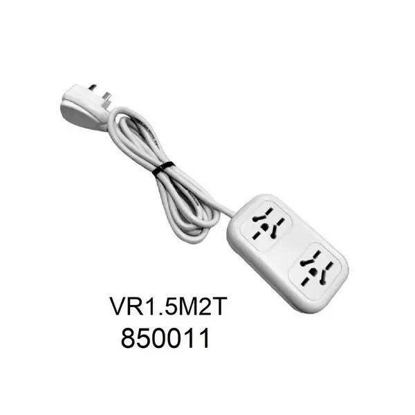 ZAPATILLA 1.5M 2TOMA VR PLAST 850011/ZR328