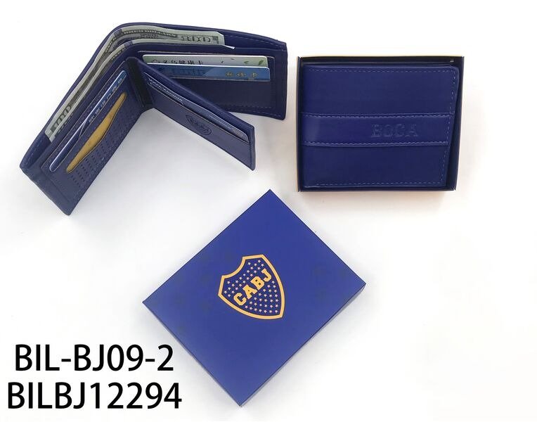 BILLETERA HOMBRE BOCA JUNIORS BIL-BJ09-2-200