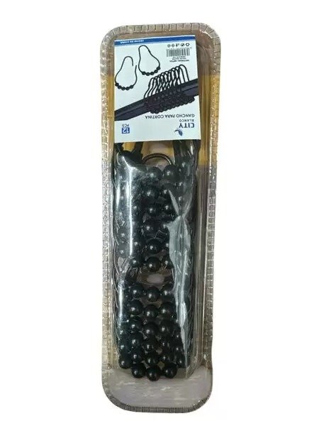 GANCHO NEGRO PARA CORTINA X12PCS D-700