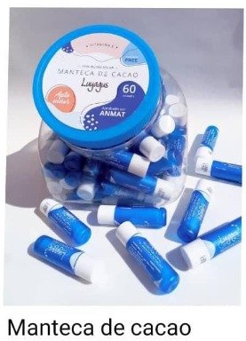 Manteca de cacao/Balsamo labial sabor blanco 4G
