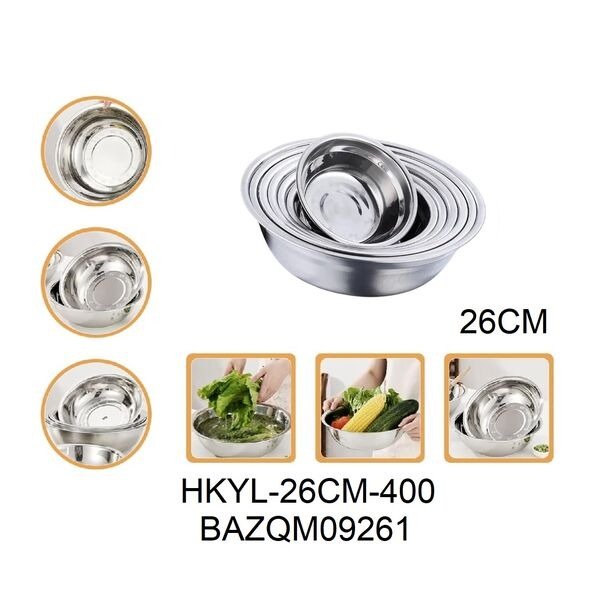 BOWL ACERO HKYL-26CM-400 BAZQM09261