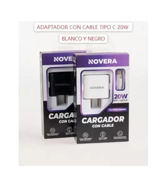 8965 ADAPTADOR CON CABLE CC 20W/ BL/ 50P