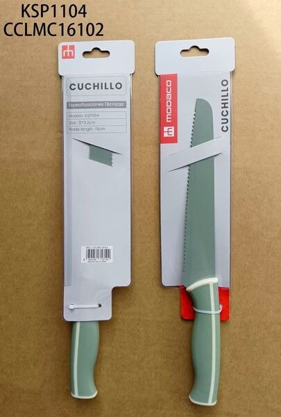 CUCHILLO "8"VERDE KSP1104-96