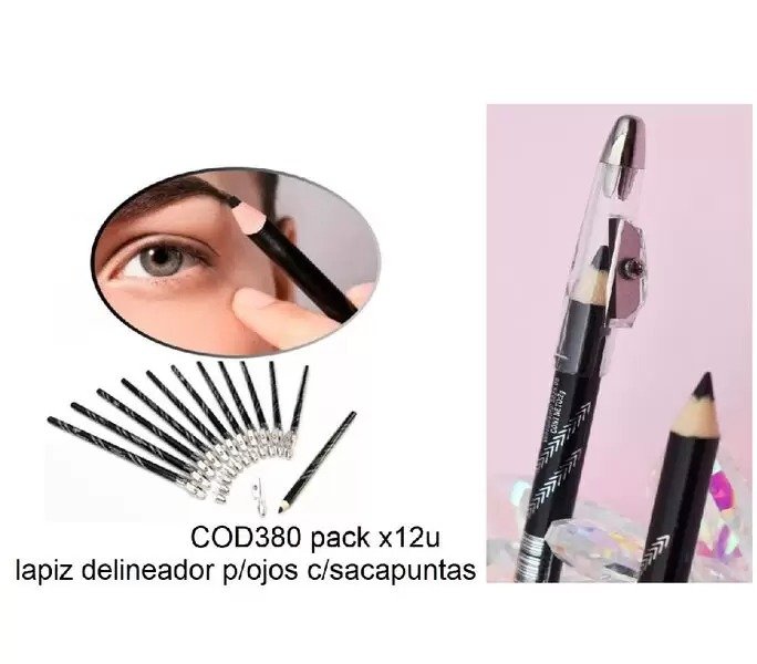 LAPIZ DELINEADOR P/OJOS C/SACAPUNTAS COD380